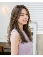 ヘアデザイン ステラ(hair design sTella)&nbsp;大きなコテでササっと巻いたロングスタイル