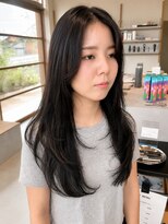 イロドリ(irodori) 顔まわりレイヤー×ブルーブラック