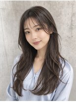 アフィーロ(ACHFILO) 20代30代大人女子前髪エクステ モカベージュ 切りっぱなしボブ