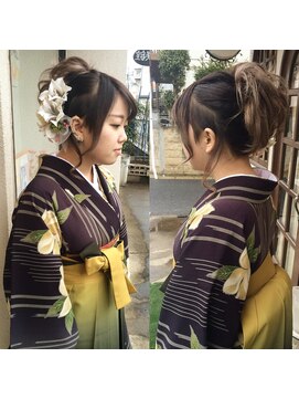 ニトロ(nitoro) 卒業式アップ＆着付け