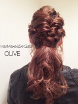 オリーブ(OLIVE)&nbsp;【オリーブ】お呼ばれアレンジポニーテール