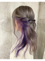 ガルボ ヘアー(garbo hair)&nbsp;【大人気♪】シルバー×パープル