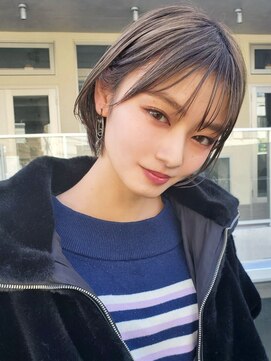 フェアレディ/ルガール 下北沢店(FAIRLADY/REGARD) 【透け感グレージュ×シアーショート】