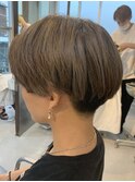 登坂広臣風ハイライトカラー　かき上げヘア　センターパート