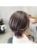 フェイスフレーミング×アッシュ×ちょいウルフ