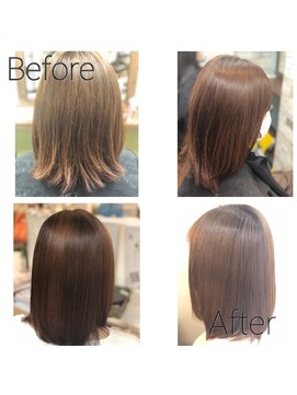 ヘアー バイ ミーズ(hair by Mii’s) 髪質改善tr【酸熱tr】