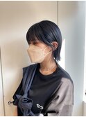 【emme×石崎】ネイビー×ショート