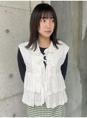 髪質改善トリートメント透明感ベージュカラーボブヘアセット豊橋
