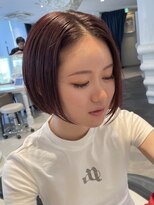 エアー 青山(AIR)&nbsp;大人可愛い/ピンク/ワンレンボブ