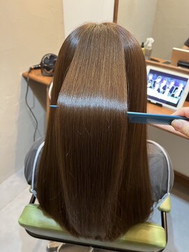 ミリッシュ 枚方店(mirish) 枚方酸性ストレート、髪質改善、会話のいらない個室サロン