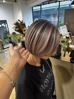 メリー オオサカ(Merly Osaka)&nbsp;ほんのり淡いピンクバレイヤージュ_beige pink_