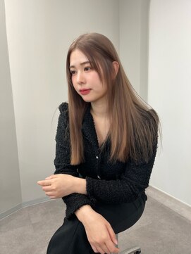 天神美容室 『福岡美容室/ayana』ケアブリーチで作る艶ハイトーン!