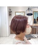 ローグラデーションのショートボブ