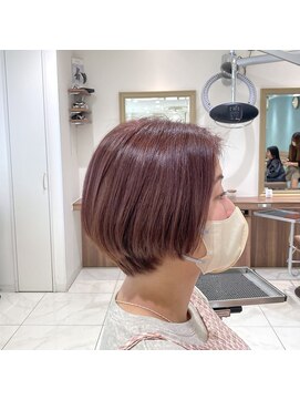 アッシュ 武蔵境店(Ash) ローグラデーションのショートボブ