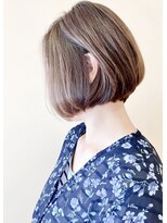 モリオ フロム ロンドン 成増店 【morio成増/一戸】前髪なし大人かわいい丸みボブ