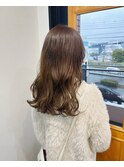 季節の似合わせシルクカラー×ブリーチ無しベージュ