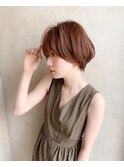20代30代40代　ふんわり大人ショートボブレイヤースタイル