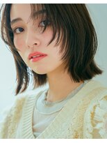 アーレア バイ リトル 横浜(Alea by little) 大人カラーこなれフェイスレイヤーボブ［横浜駅］
