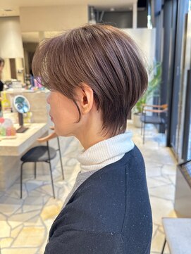 ジアン バイ ミルボン 西宮ガーデンズプラス(GIEN by milbon) 大人ショート/似合わせカット/上品フォルム/透明感カラー