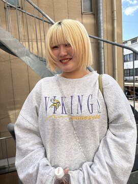 エムサロン 高崎あら町テラス店(emusalon) [茉雪]ミニボブ×顔周りレイヤー