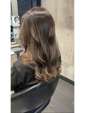 ヘア フラッグ 西葛西店(hair flag) 【透明感カラー】フォギーベージュ