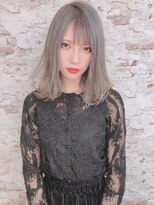 ランソ 新宿(RUNSO) くびれヘア×アプリコットオレンジ×夏×ハイライトカラー