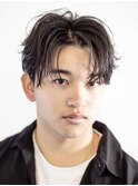 フェザーパーマメンズカットメンズサロンフェザーショート眉毛
