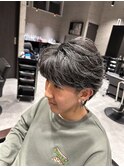 ハイライトフェザーショート