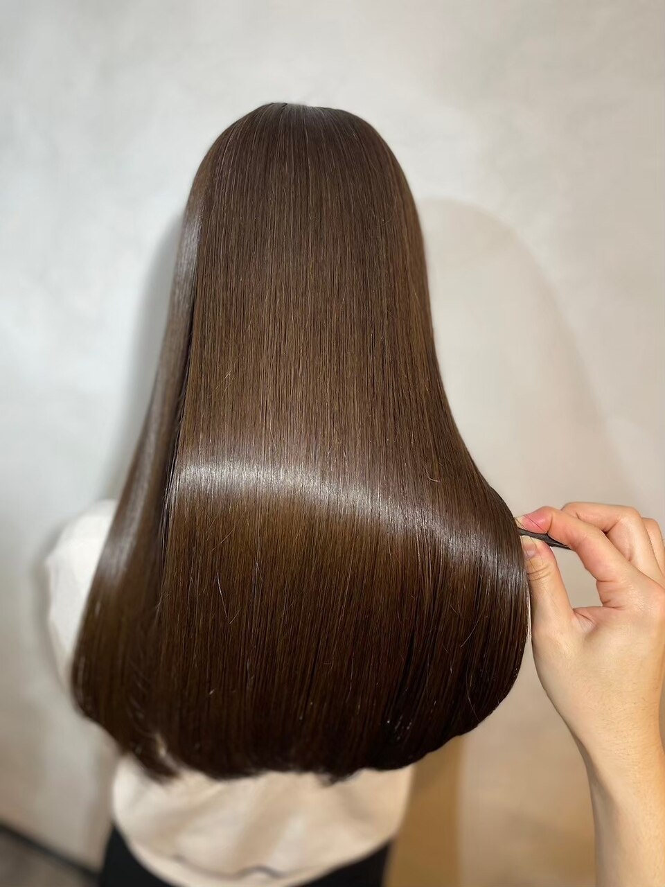 【フルコース】カット+リタッチ縮毛矯正+全体カラー+TOKIO \20000