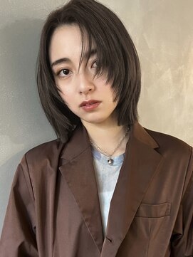 パーク(PARK) 【PARK】レイヤーボブ×チャコールグレージュ