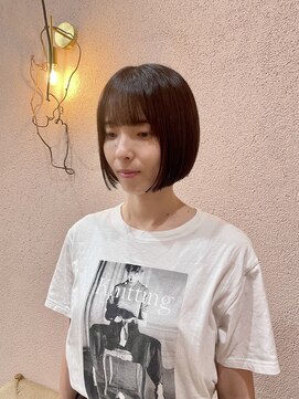 トリコ 柏(tricot) ミニボブ/マロンブラウン