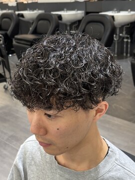 ビカムメンズヘアー 栄店(become men's hair) 程よく収まる波巻きプードルパーマ