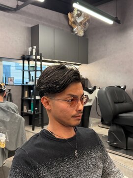 リッチブランドアンドコー(Rich Brand&Co) スペインカール ハイライトカラー　メンズカット　メンズパーマ