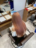 アース 郡山コスモス通り店(HAIR&MAKE EARTH)&nbsp;ピンクベージュストレートロング