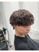 波巻きパーマ/波巻きスパイラル/波巻きツイストスパイラル