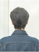 センターパートニュアンスパーマ