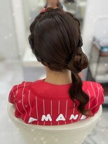 アイトーキョーエス 渋谷(AI TOKYO S)&nbsp;サイドお団子/クラゲヘア/サイドポニーテール/渋谷ヘアメ