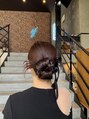 if 最近のお呼ばれヘアといったらこれ!カチモリヘア♪