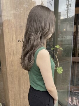 ニコリヘアワークス(nicori hair works) ロング×シルキーグレージュ3