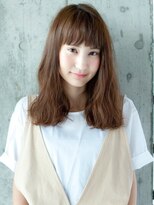 柔らかな外国人風ハイライトカラー×ベビーシースルバング！