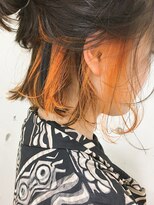 ブルーフェーセス 表参道(blue faces)&nbsp;『bluefaces』インナーカラー　マンダリンオレンジ