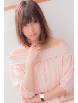 ヘアメイク パッセージノエ 浜田山店(Passage noe) フェアリーフェミニンカールフレンチボブ