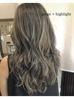 ヴィークス ヘア(vicus hair)&nbsp;秋髪「グレージュ×バレイヤージュ」by 田渕 英和