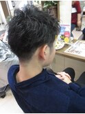 ランダムパーマ×ショート