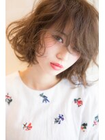 ディシェーレローブ(die Schere Lob) ワンカール×春のふんわりボブ