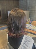 【インナーカラー】ピンク