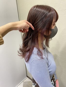 シエル 藤沢店(CIEL) 【CIEL】インナーピンク×セミロング