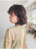 パーマプードルパーマ強めパーマくるくるボブボブパーマふわふわ