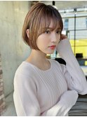 30代40代50代◎大人ナチュラルレイヤーショートボブ 表参道 橋本
