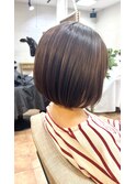 丸みが可愛い艶ボブ【rupopolu琴似】